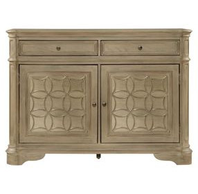 Camellia Manor Weathered Bisque 2 Door Buffet