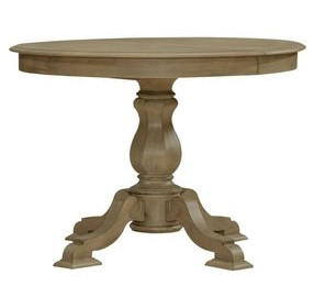 Camellia Manor Weathered Bisque 42" Round Dining Table
