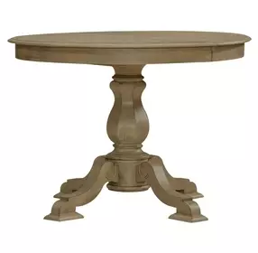Magnolia Manor Weathered Bisque 42" Round Dining Table