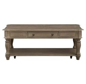 Magnolia Manor Weathered Bisque Rectangular Cocktail Table