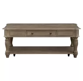 Magnolia Manor Weathered Bisque Rectangular Cocktail Table