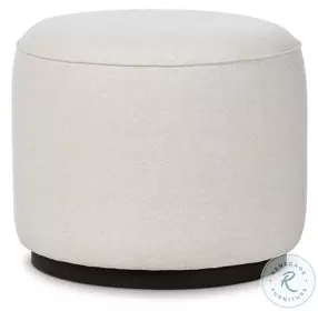 Sinclair Alessi Linen Outdoor Round Ottoman