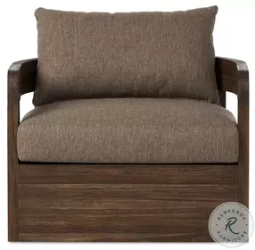 Jackson Ellor Brown Outdoor Swivel Chair