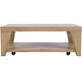 Laurel Creek Natural Rectangular Cocktail Table with Storage