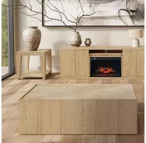 Laurel Creek Natural Rectangular Occasional Table Set