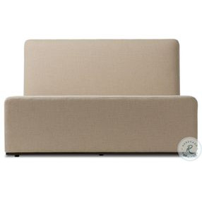 Colt Irving Flax Performance Fabric Queen Upholstered Bed