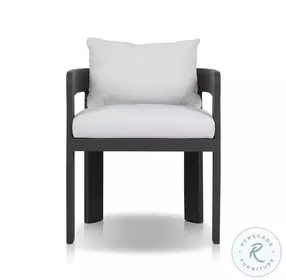 Jackson Alessi Linen Outdoor Metal Dining Chair