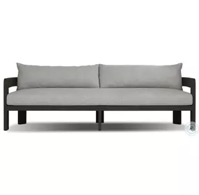 Jackson Concha Fog 96" Upholstered Outdoor Metal Sofa