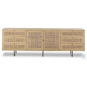 Carmel Natural Cane 2 Door Sideboard