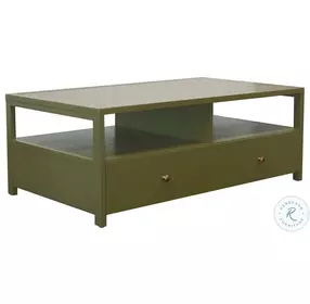 Avery Olive Green Cocktail Table