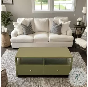 Avery Olive Green Occasional Table Set