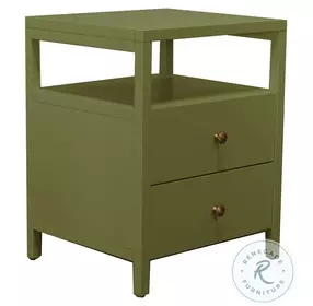Avery Olive Green End Table