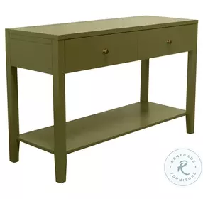 Avery Olive Green Console Table
