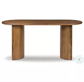 Paden Seasoned Brown Acacia 65" Desk