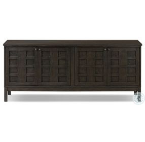 Alessio Smoked Black 66" Media Console