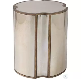 Harlow Antique Brass Accent Table