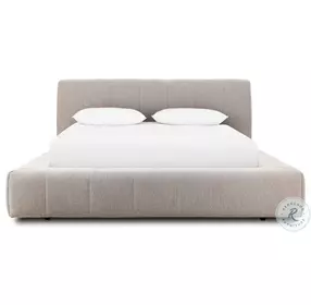 Langham Napa Sandstone King Upholstered Platform Bed