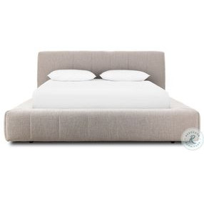 Langham Napa Sandstone Queen Upholstered Platform Bed