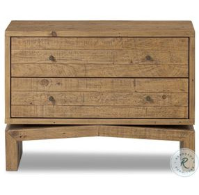 Matthes Sierra Rustic Natural 2 Drawer Nightstand