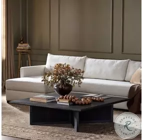 Rosenell Black Oak Veneer Square Occassional Table Set