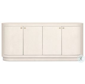 Amelia Ivory Painted Linen 4 Door Sideboard