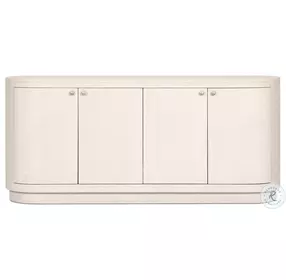 Amelia Ivory Painted Linen 4 Door Sideboard