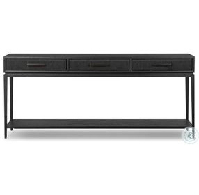 Rosenell Black Oak Veneer 78" Console Table