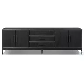 Rosenell Black Oak Veneer 84" Media Console