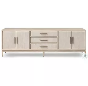 Rosenell Natural Oak Veneer 84" Media Console