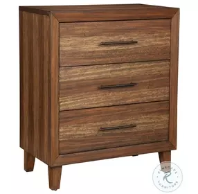 Trinidad Brown 3 Drawer Small Chest