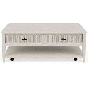Carmella Pebble Oak Rectangular Cocktail Table