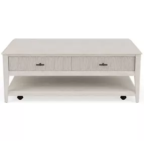 Carmella Pebble Oak Rectangular Cocktail Table