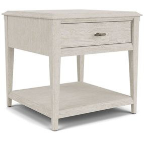 Carmella Pebble Oak Square End Table