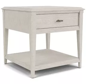 Carmella Pebble Oak Square End Table