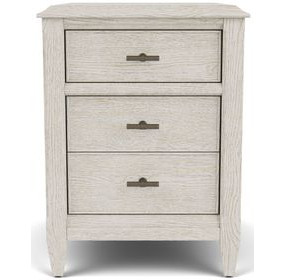 Carmella Pebble Oak Rectangular Chairside Table