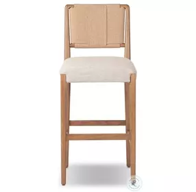 Rothler Alcala Wheat Performance Fabric Bar Stool