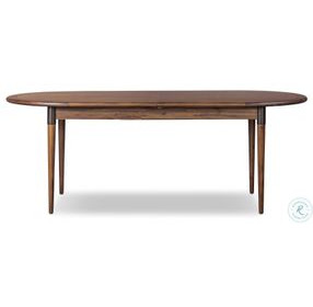 Harper Toasted Walnut 104" Extendable Oval Dining Table