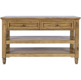 Brentwood Cascade Oak 50" Sofa Console Table