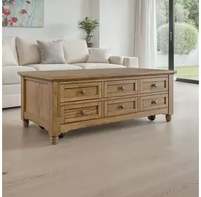 Brentwood Cascade Oak Rectangular Occasional Table Set