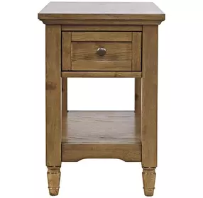 Brentwood Cascade Oak Rectangular Chairside End Table