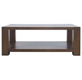 Brownstone Chocolate Brown Rectangular Coffee Table