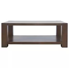 Brownstone Chocolate Brown Rectangular Coffee Table