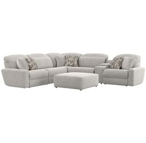 Terrence Oyster 7 Piece Sectional with USB Charging