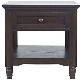 Brentwood Arbor Oak Square End Table