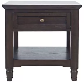 Brentwood Arbor Oak Square End Table