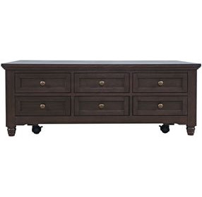 Brentwood Arbor Oak Rectangular Cocktail Table