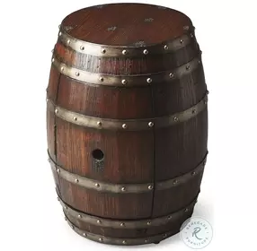 Calumet Mountain Lodge Barrel Table