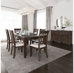 Brentwood Arbor Oak Extendable Rectangular Dining Room Set