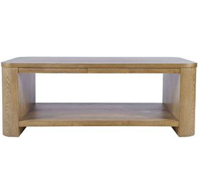 Janzen Cascade Oak Rectangular Cocktail Table