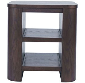 Janzen Espresso Square End Table